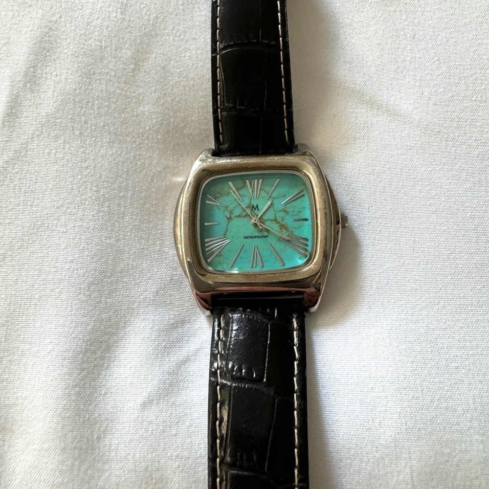 Ladies watch - Metropolitan Women’s Black Leather Band 9”